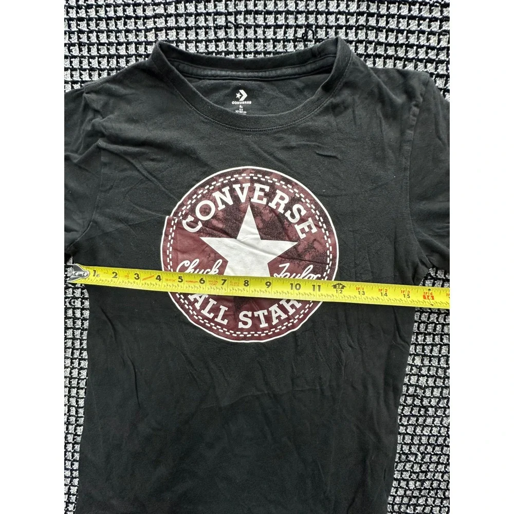 Converse Graphic Tee Youth Large Black Chuck Taylor All Star Logo